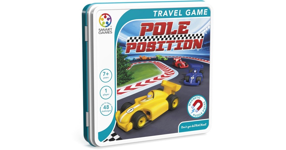 SmartGamesPole Position Denkspel  (Nederlands, 1 speler, Vanaf 7 jaar, 48 opdrachten)
