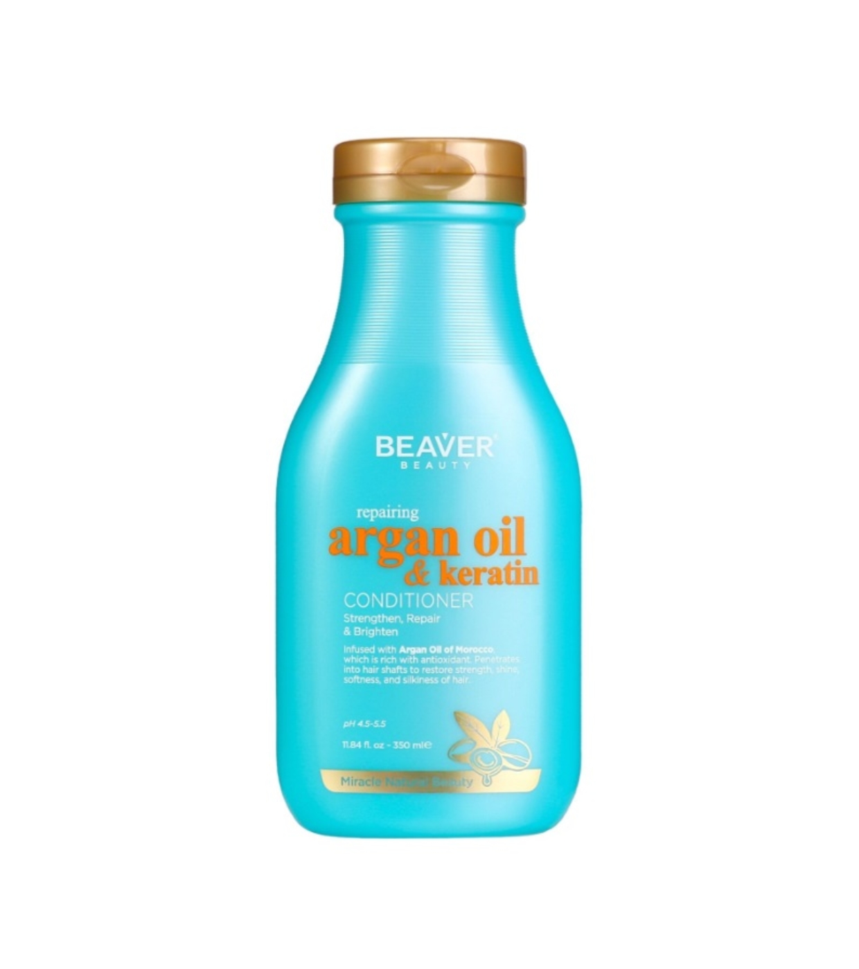 Beaver - *Óleo de Argan e Queratina* - Condicionador Reparador - Cabelo Danificado
