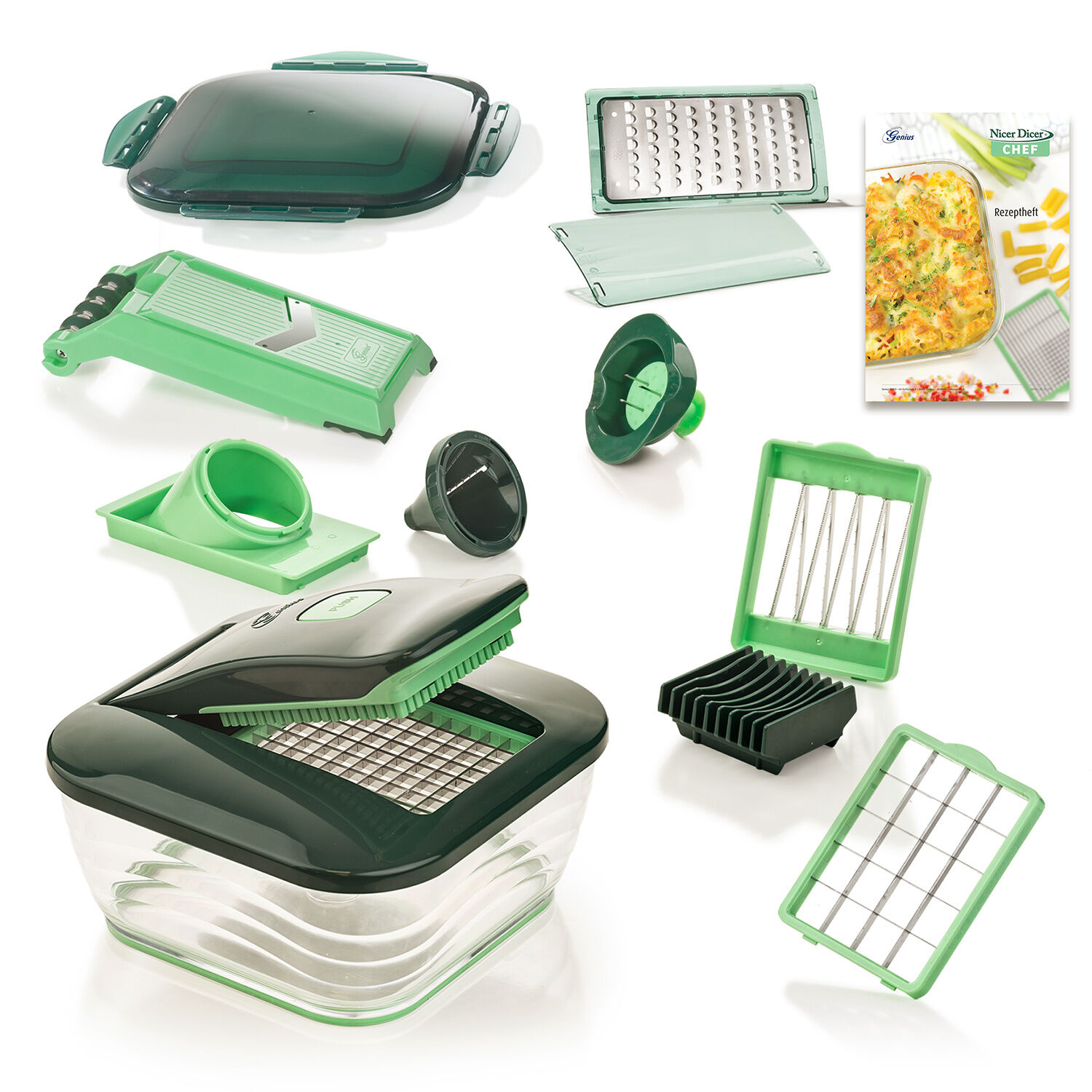 Genius Nicer Dicer Chef, Set 15­teilig