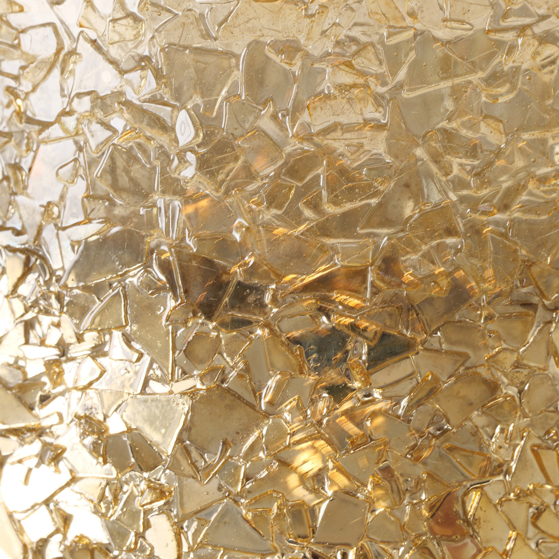 Windlicht - gold - sortiert - Glas