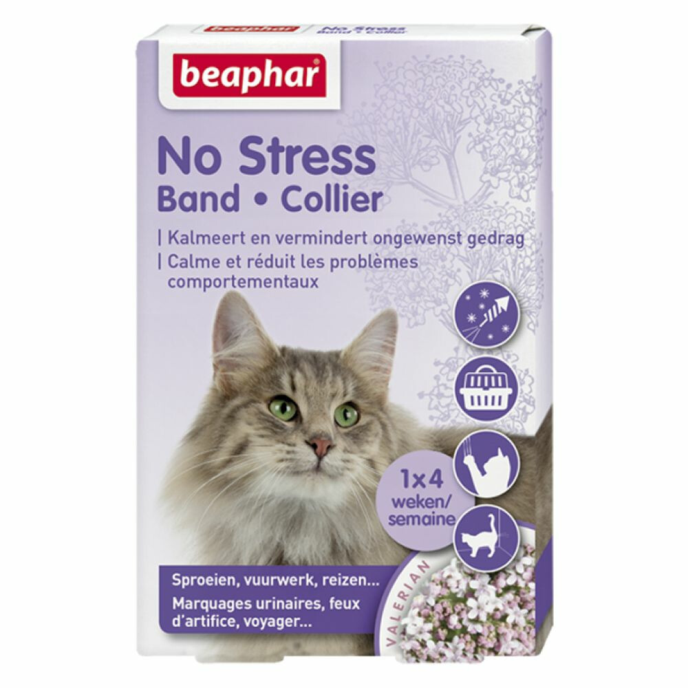 3x Beaphar No Stress KatHalsband