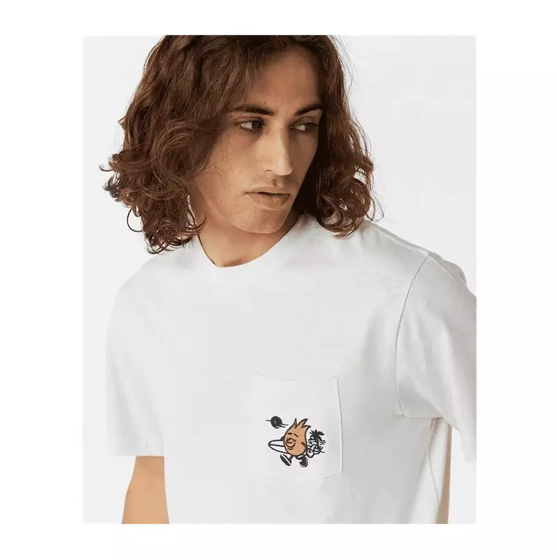 Teeshirt RIPCURL Shaper Embroidery Ss Tee Bone M