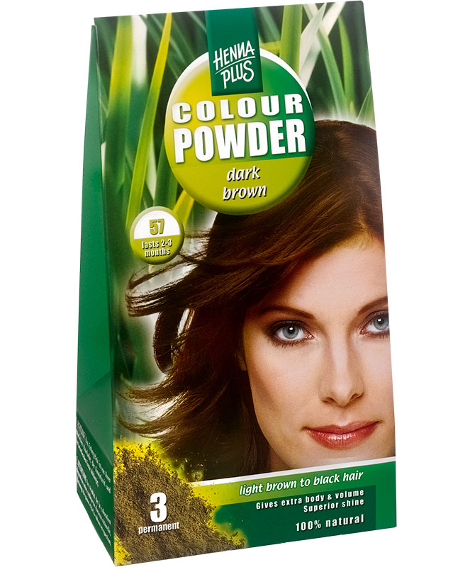 HENNA Colour Powder<br>100 g, Pulver, 57 braun