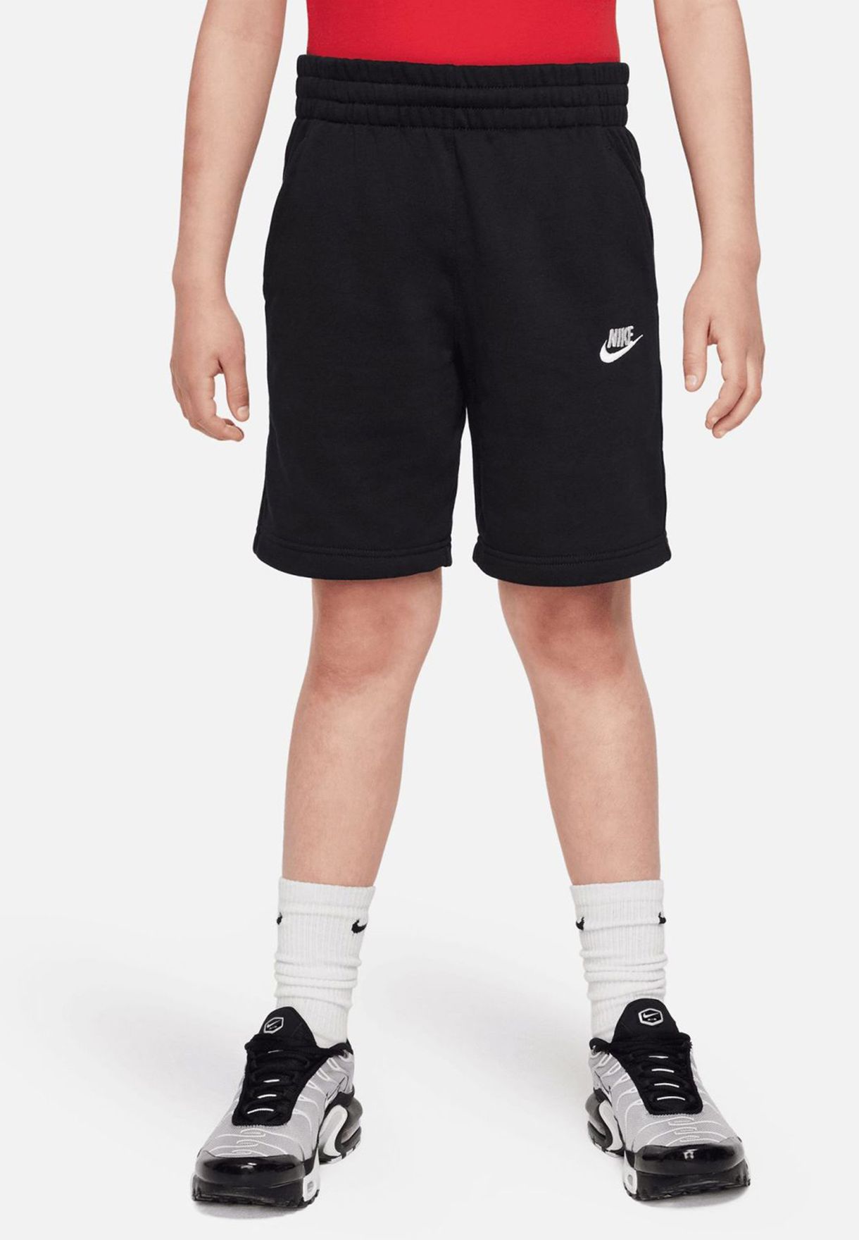 Nike NSW Club Fleece Korte Broek Kids Zwart