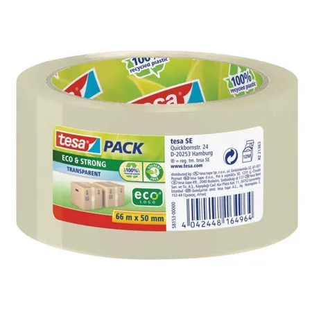 tesa Pack Eco & Strong 66m x 50mm transparent