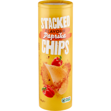 Stacked Flavour Paprika Chips 170 g