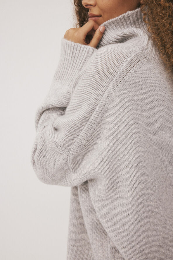 Magasin du Nord Collection Classic 1 - 100% Cashmere Light grey melange