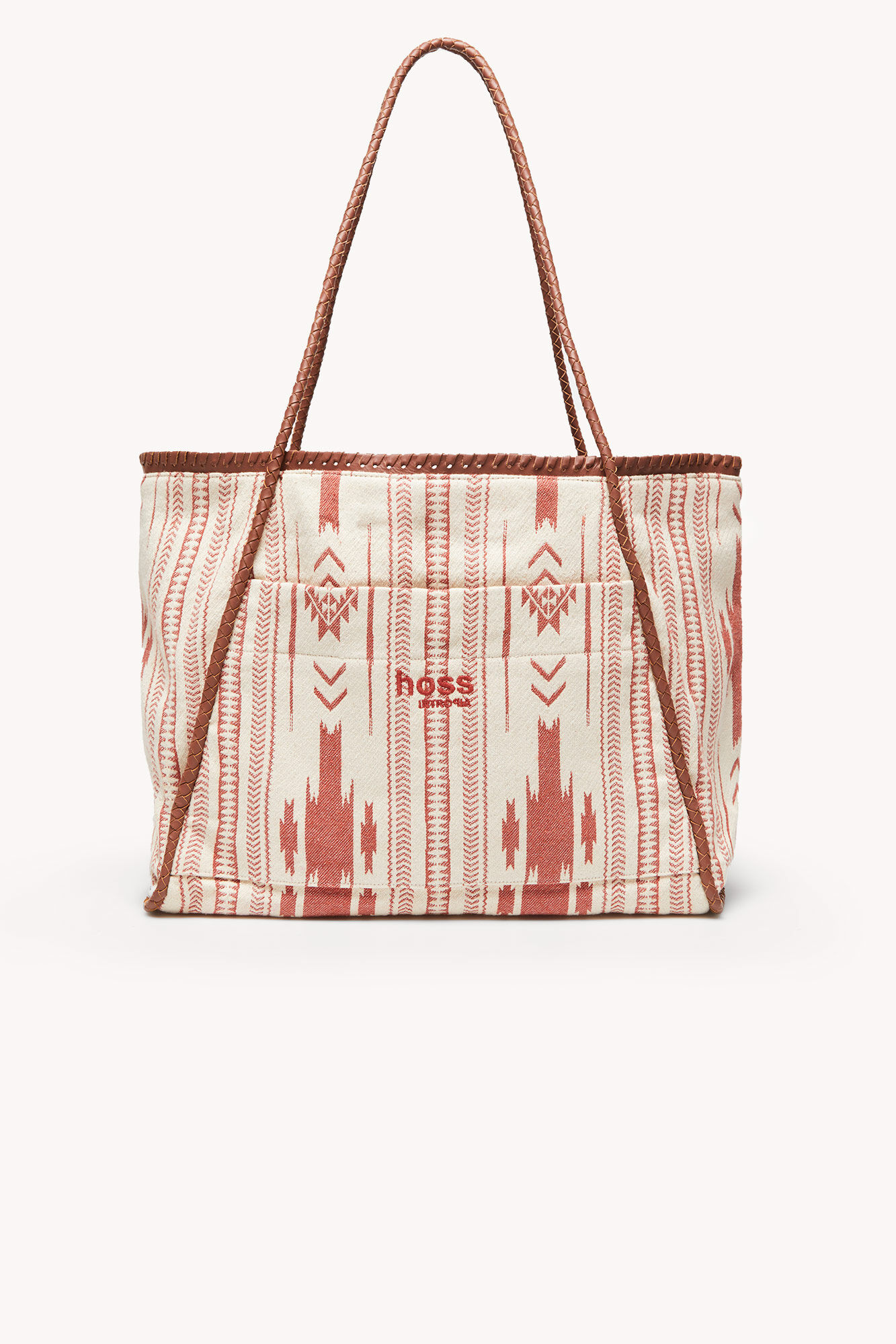 Bolsa tote Alejandra Jacquard - Rosa