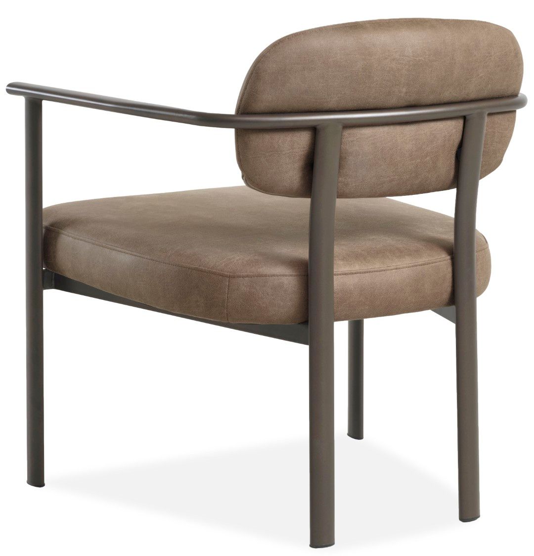 Fauteuil Bull Liver - Anodic Brown Indra B65 x D67 x H75 cm