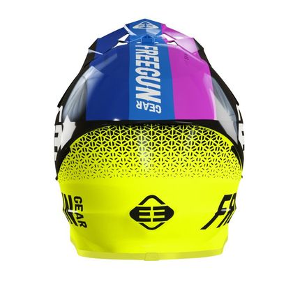 Casque cross Shot by Freegun XP-4 LOAD NEON YELLOW GLOSSY 2023 - Jaune / Noir