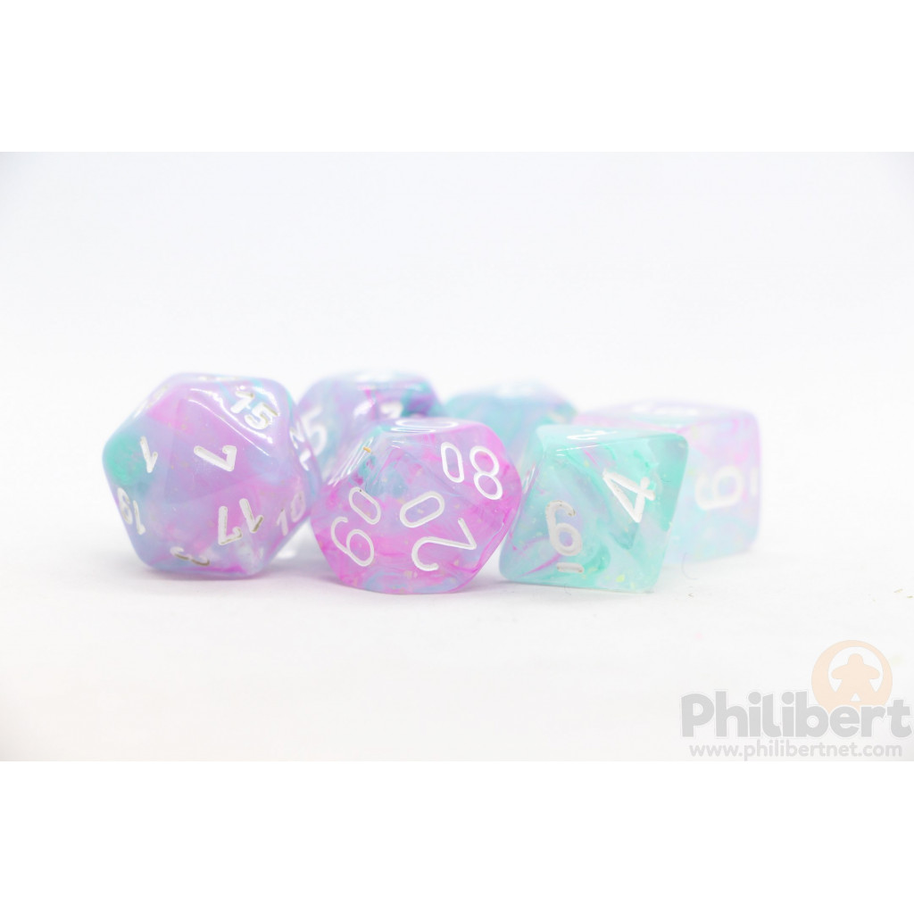 Set de 7 Dés JDR Chessex : Nebula