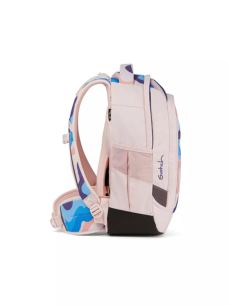 SATCH Schulrucksack Satch Sleek Candy Clouds rosa