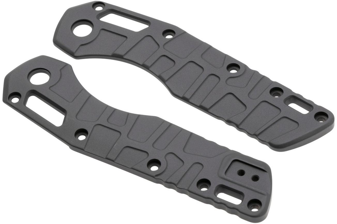 Lex Custom Microtech MSI Standard Issue Scales V2 MMSI2TH234, Gray Titanium, handgreepschalen