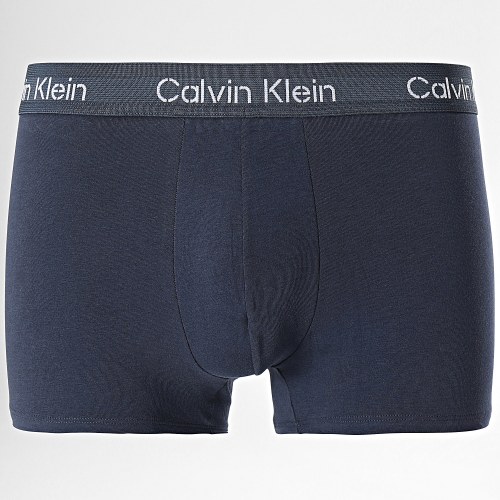 Lot De 3 Boxers NB3709A Noir Bleu Marine Gris Chiné