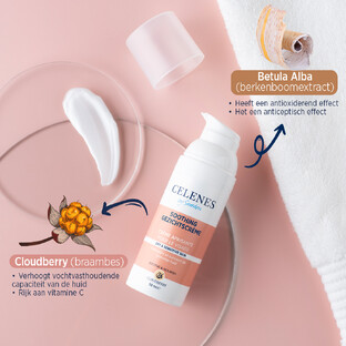 Celenes by Sweden Cloudberry Relaxing Gezichtscrème - Droge/Gevoelige Huid 50ML