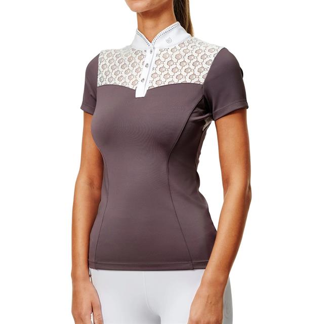Wedstrijdshirt Equestrian Stockholm Champion Dark Violet Paars