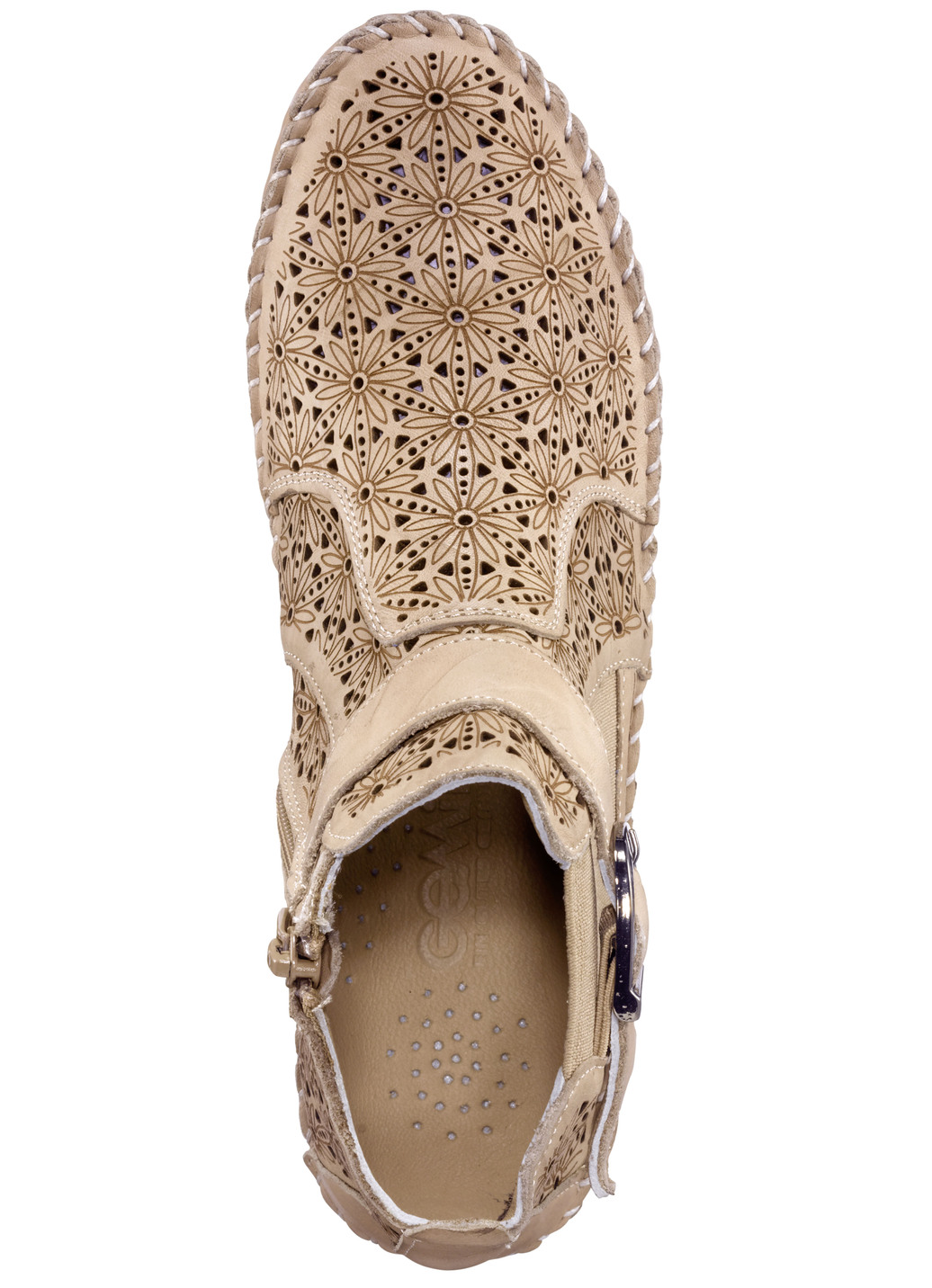 Gemini Mokassin-Stiefelette mit verstellbarer Zierspange
