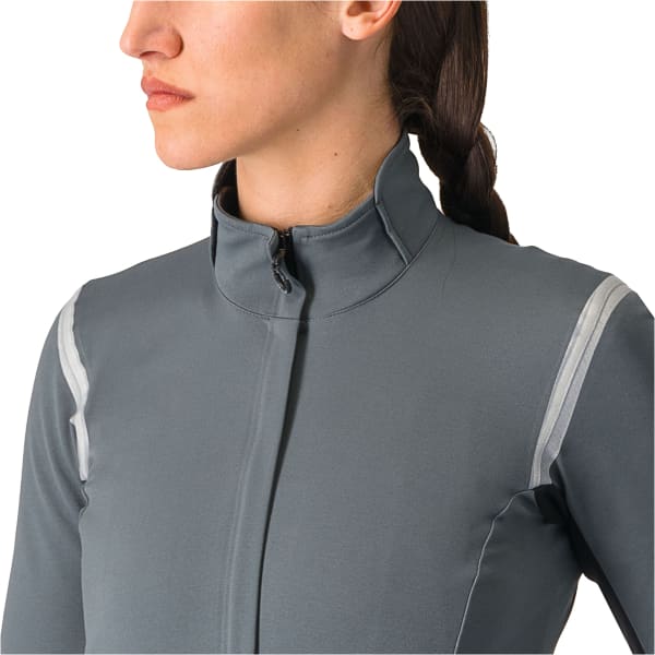 Veste vélo CASTELLI VESTE PERFETTO ROS 2 W GRAY/SILVER REFLEX XS