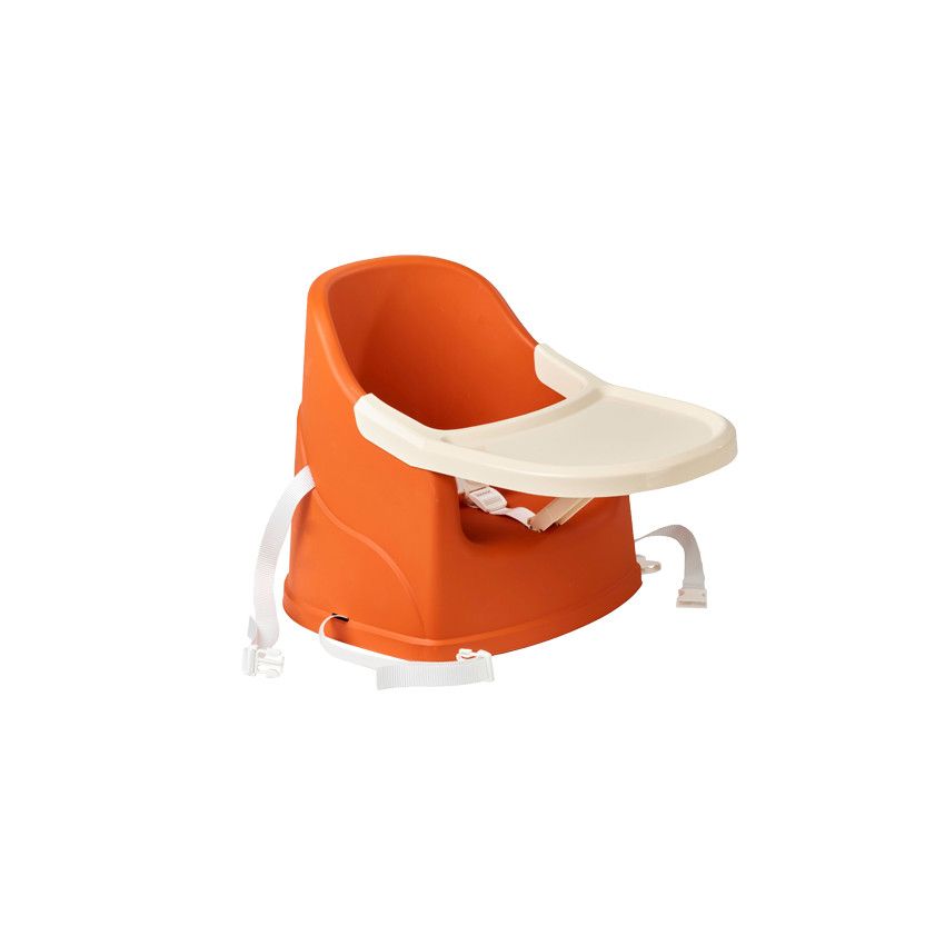 Chaise haute évolutive Youpla - Terracotta - Ecru