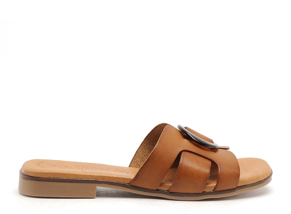 Eva frutos mules et sabots plats femme 3064 marron