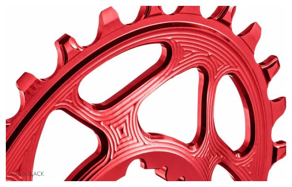 Plateau Ovale Narrow Wide AbsoluteBlack Direct Mount Boost Sram 12V Rouge