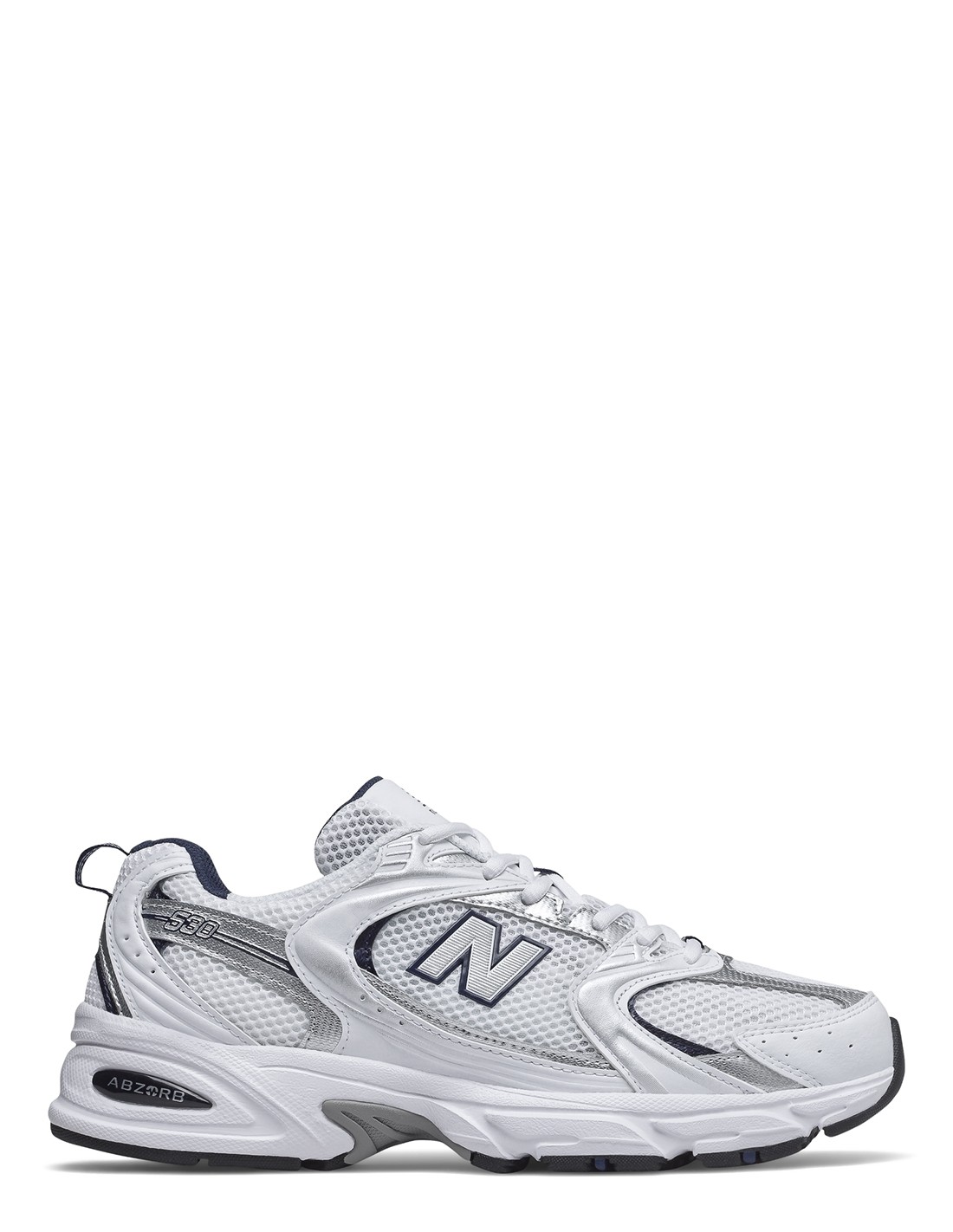 new balance sneakers mixte 530 blanc/gris