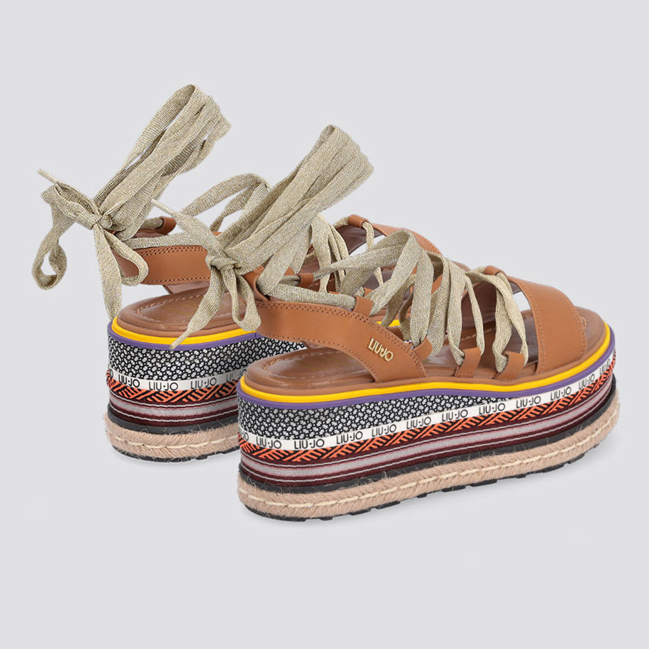 Liu-Jo Sandales en Cuir Noemi marron/beige