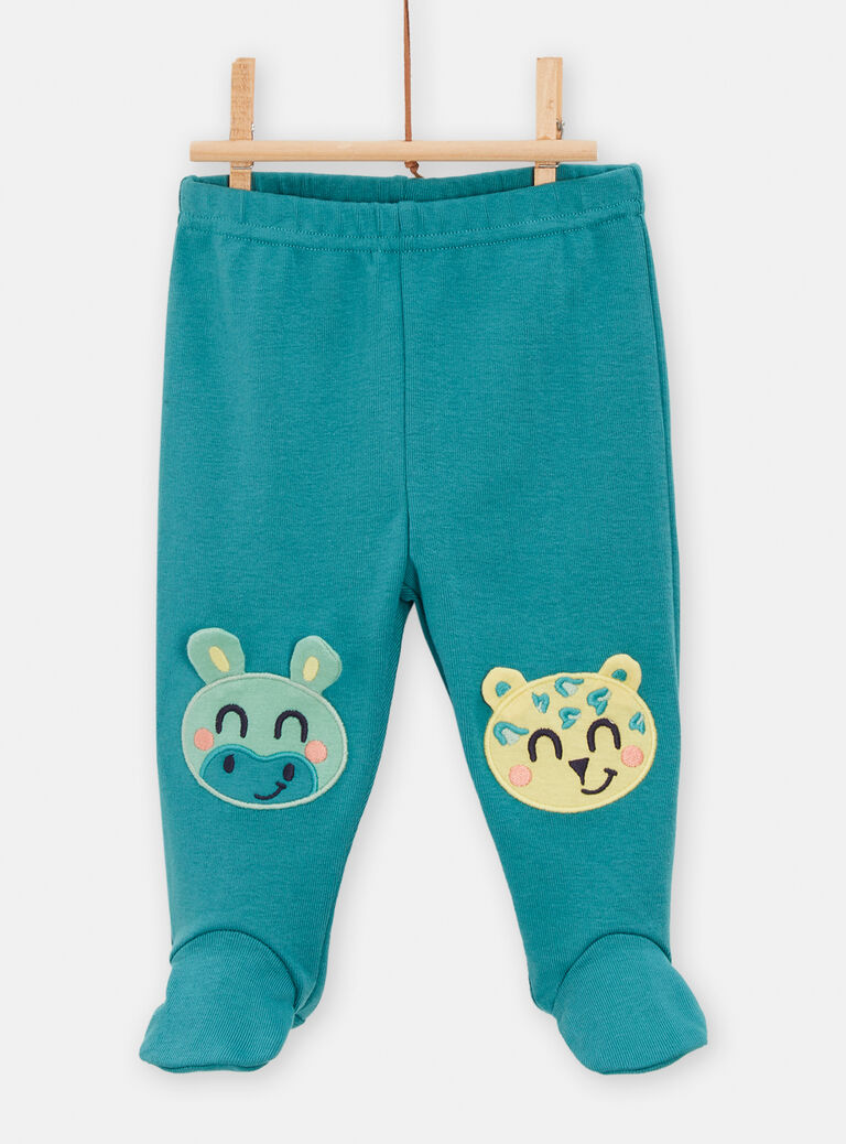 Pyjama turquoise pour bébé garçon