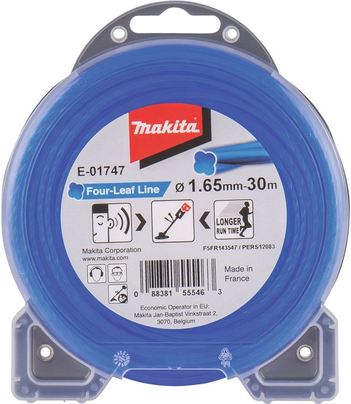 Makita E-01747 Maaidraad - Blauw - 1,65 mm - 30 Meter