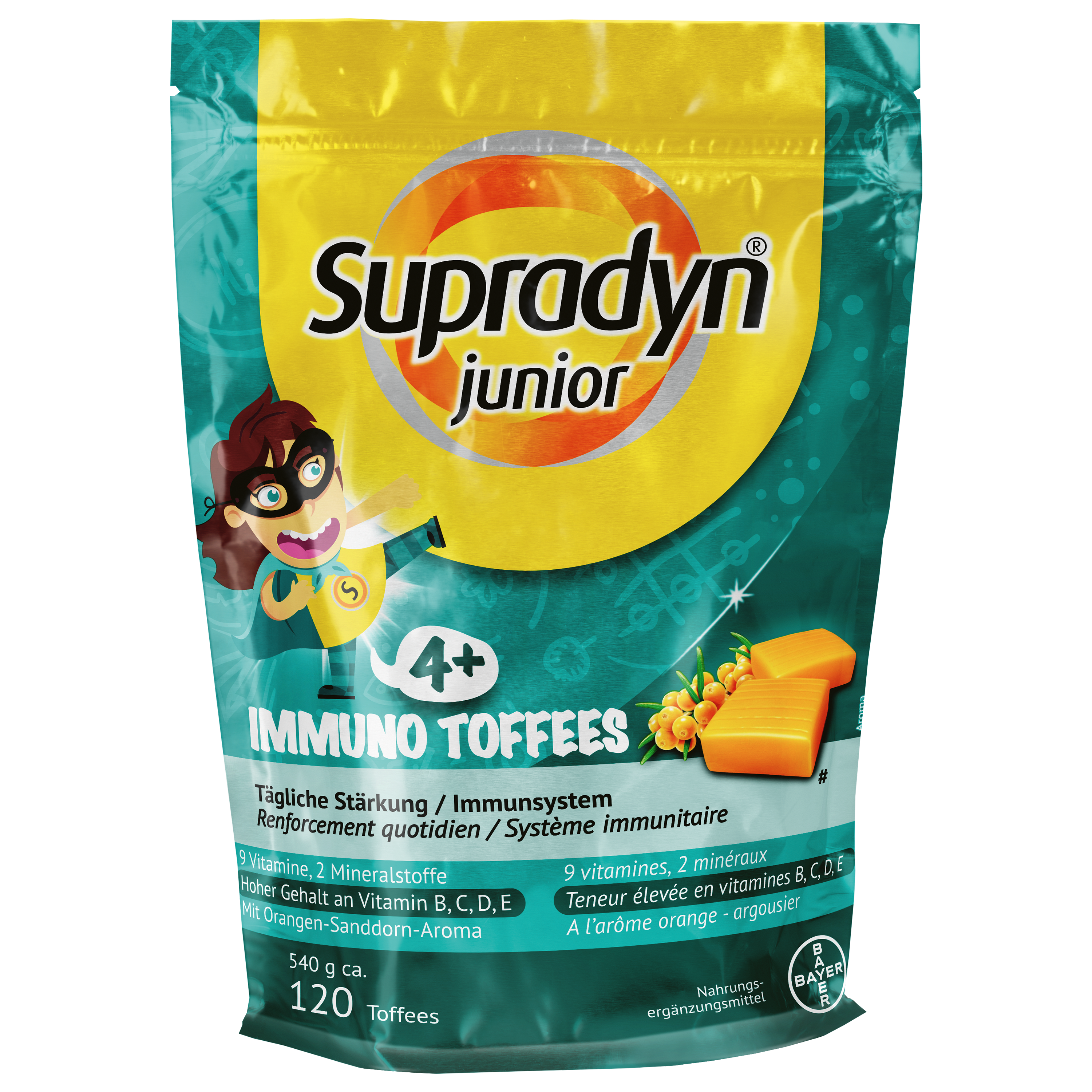 SUPRADYN junior immuno Toffees Btl 120 Stk