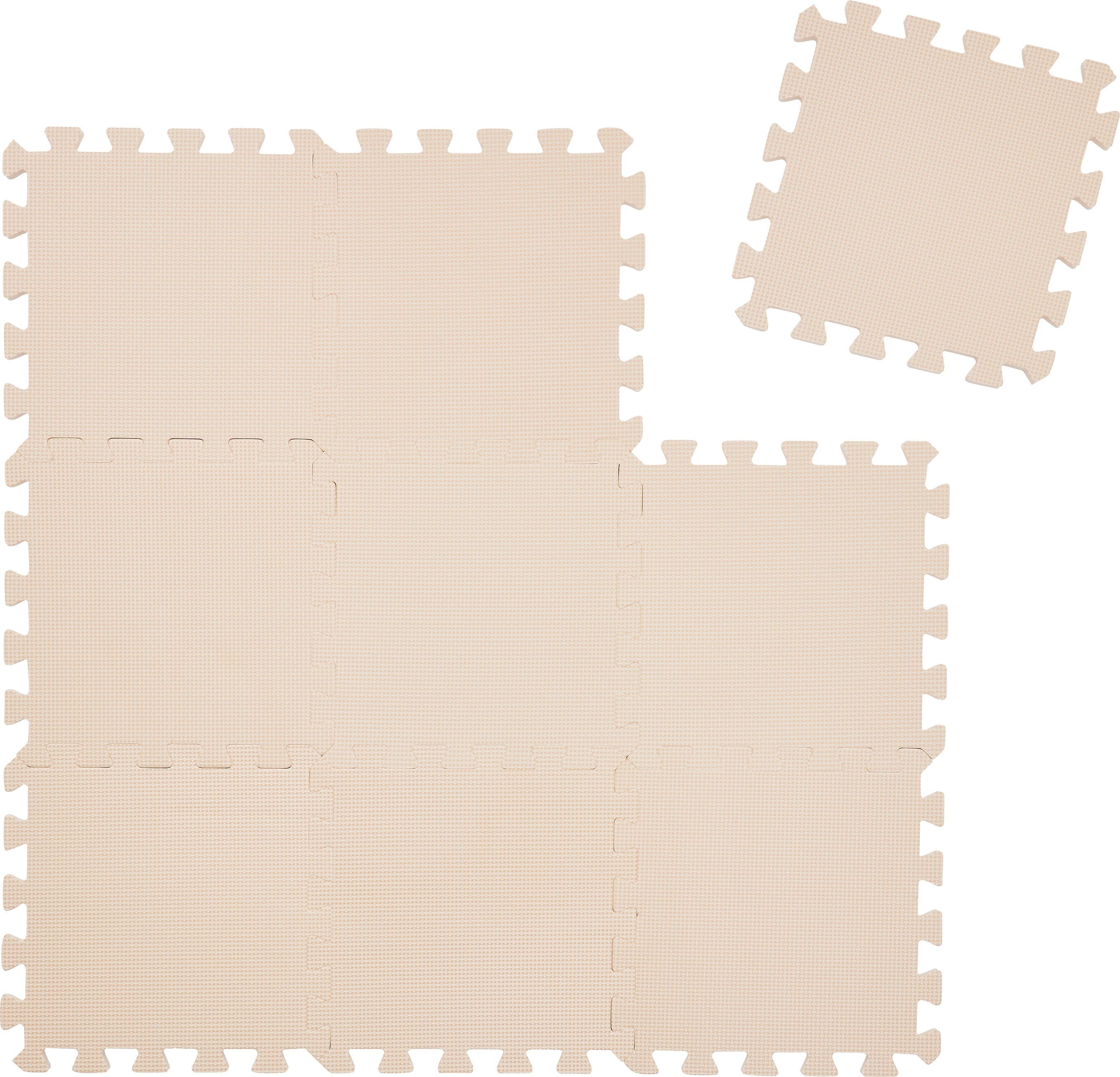 SELENIA Bodenmatte - Beige / B: 31.3 cm x T: 31.3 cm x H: 0.9 cm