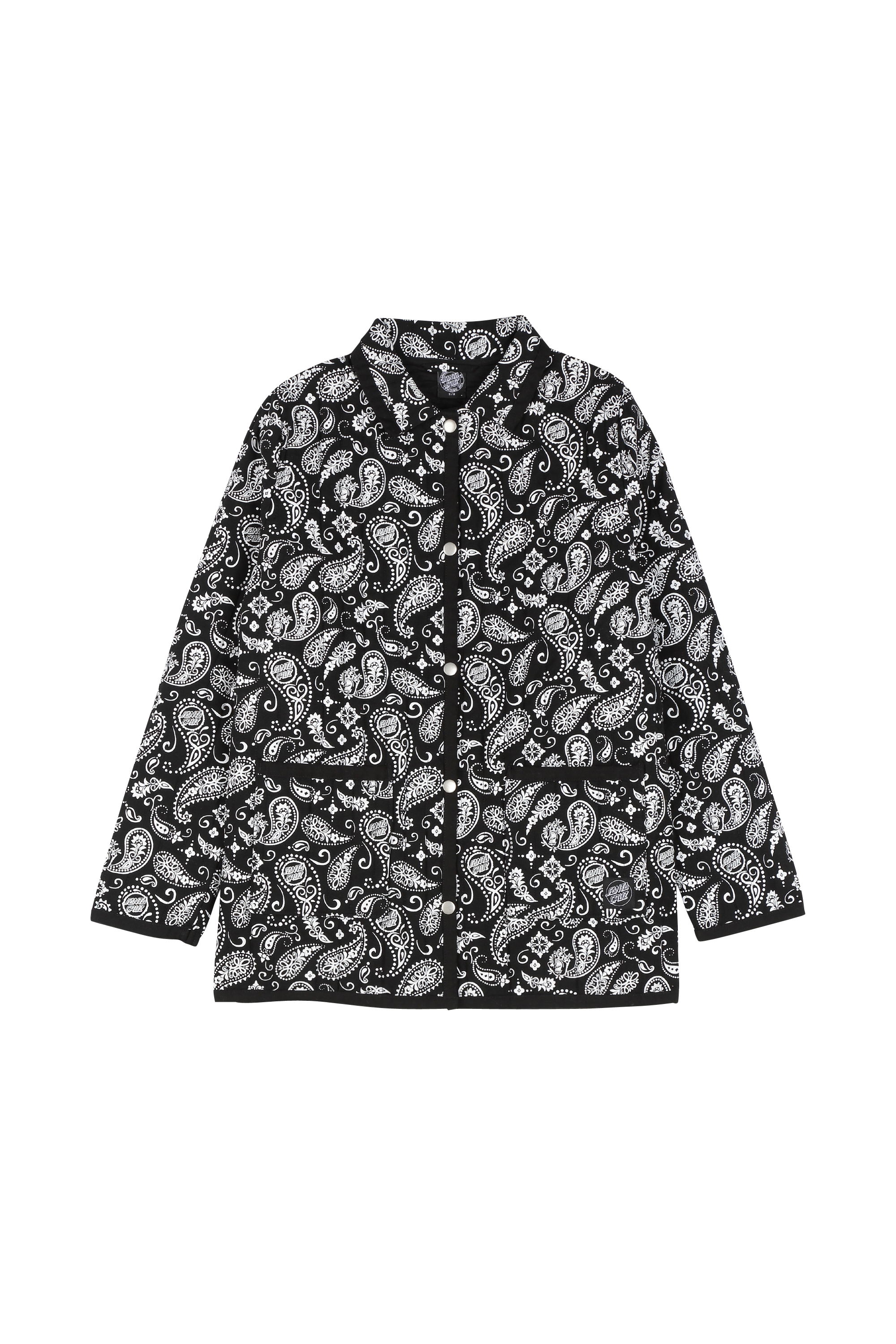 SANTA CRUZ JACKET Screaming Paisley Noir