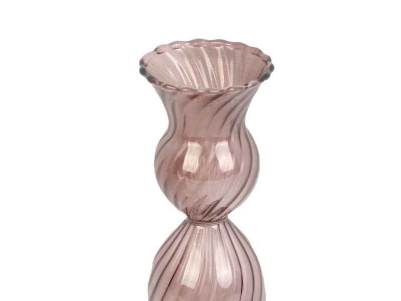 Candle Holder Swirl PT3729BK Black