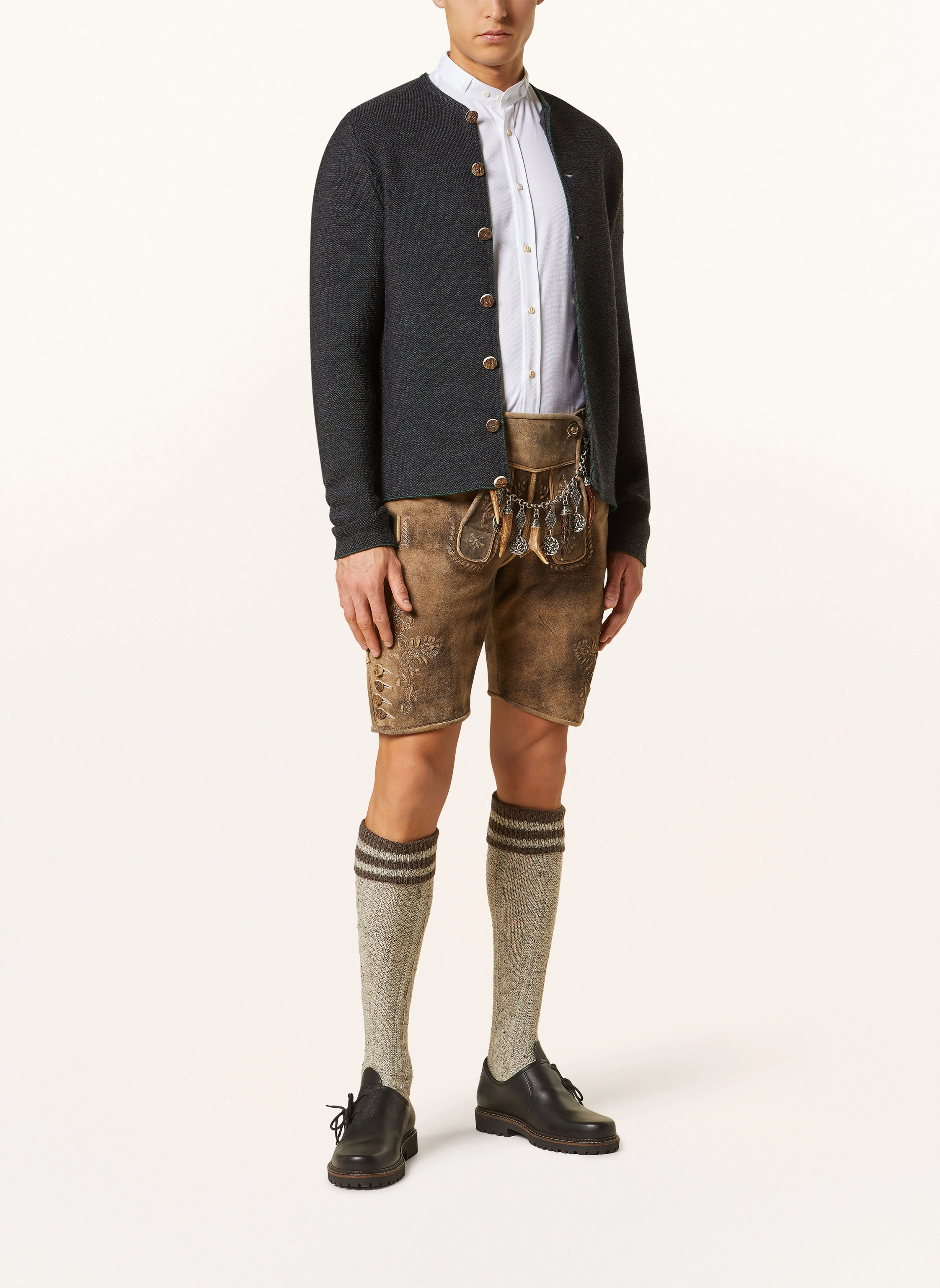 Gottseidank Trachtenhemd LENZ Slim Fit mit Stehkragen