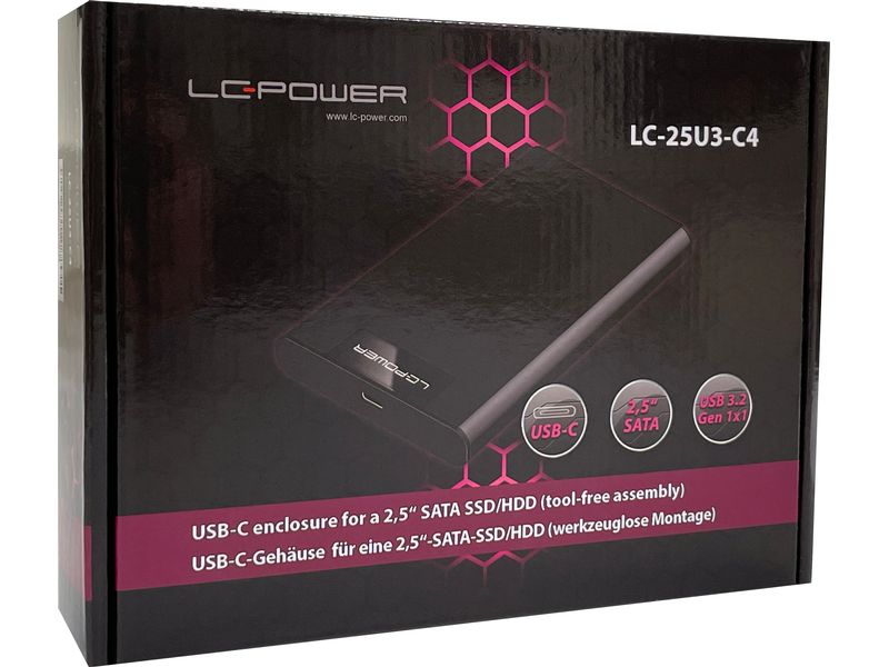 LC-Power Externes Gehäuse LC-25U3-C4 2.5