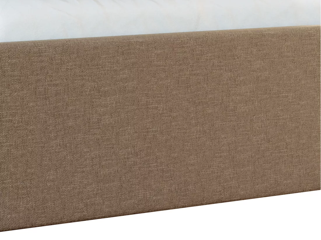 Sommier coffre 180 x 200 cm en tissu - Taupe - PONTOS de YSMÉE