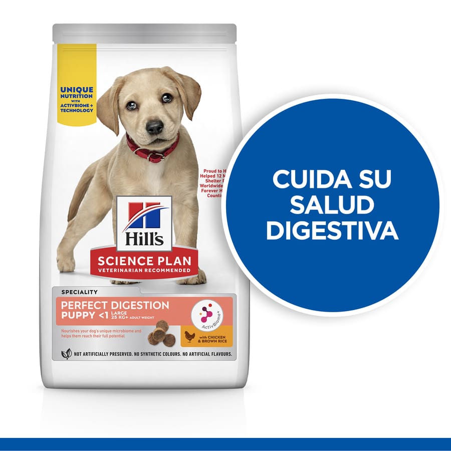 Ração Hill's Science Plan Perfect Digestion para Filhotes de Porte Grande