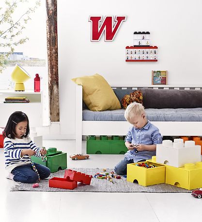 LEGO? Storage Opbevaringsskuffe - 4 Knopper - 25x25x18 -  Grøn