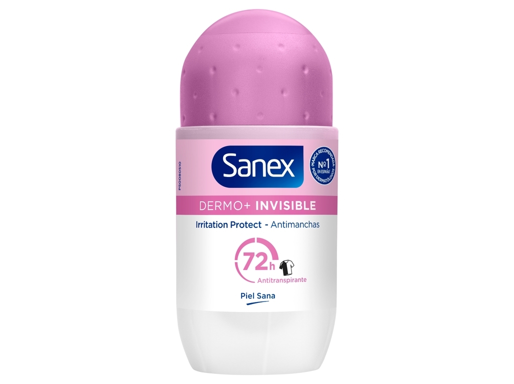 DESODORIZANTE ROLL-ON DERMO EFEITO INVISÃVEL SANEX 50ML