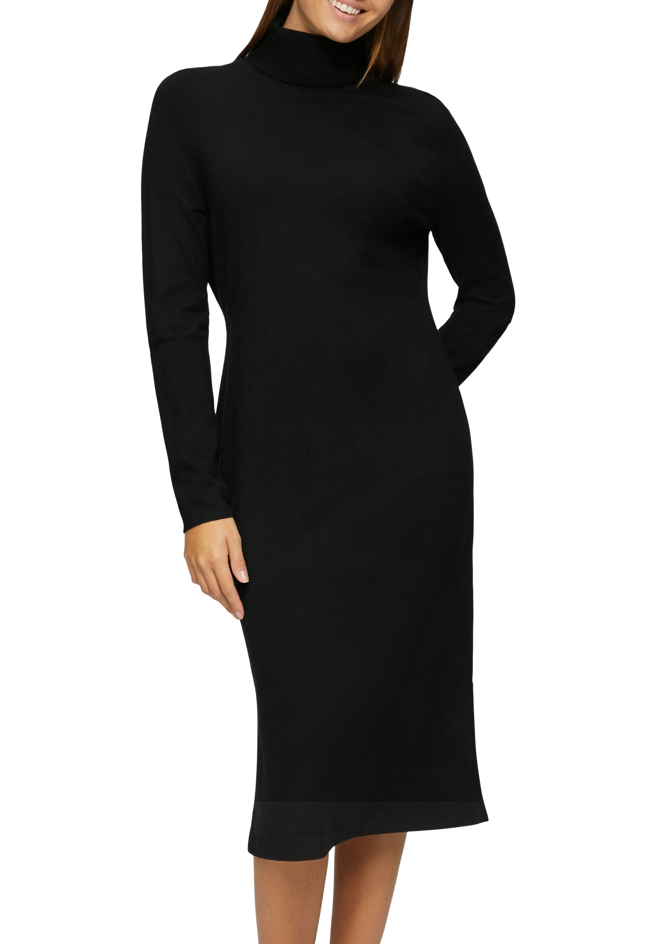 s.Oliver Abendkleid Ohne Taschen mit Rollkragen