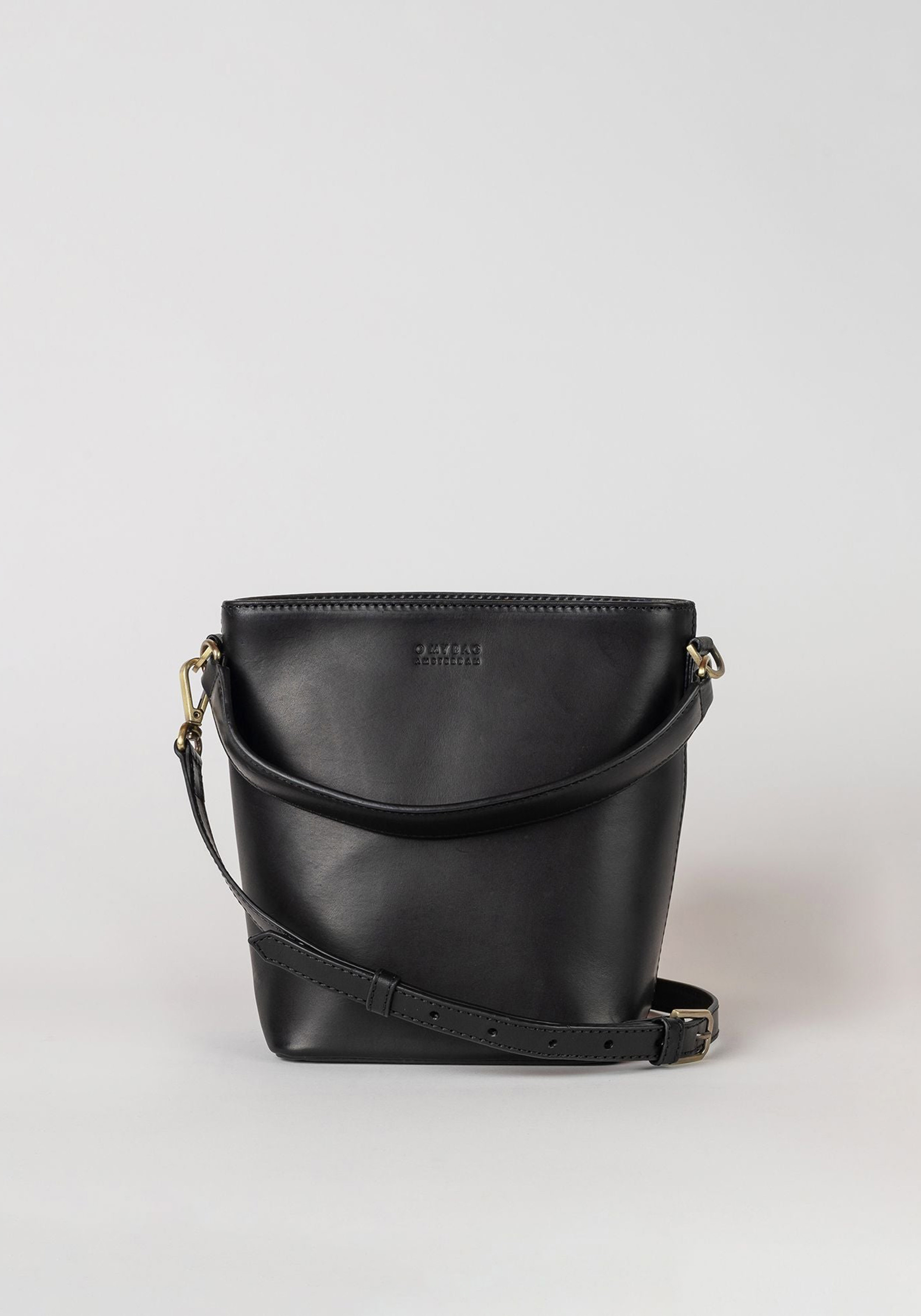 O My Bag Bucket Bag Bobbi Midi Classic Leather Black
