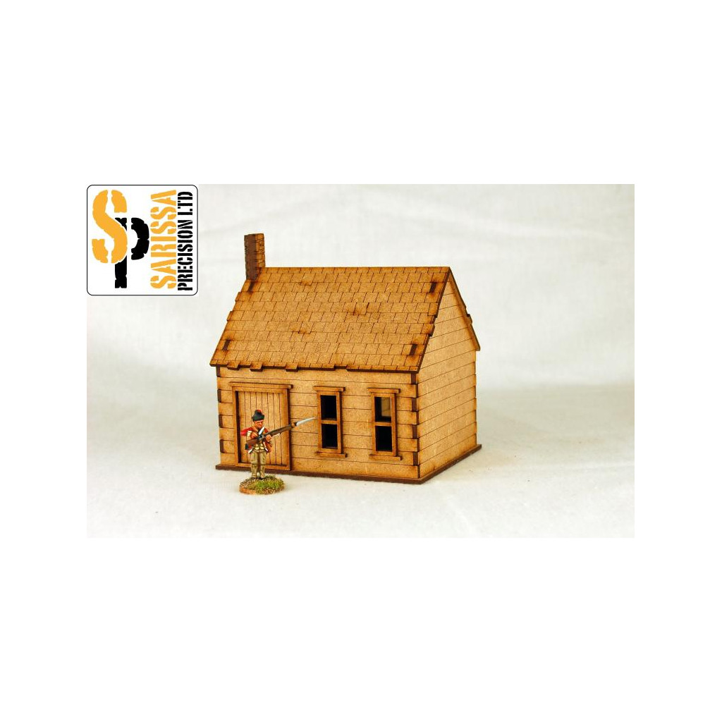 Old West: House with Stone Chimney 3
