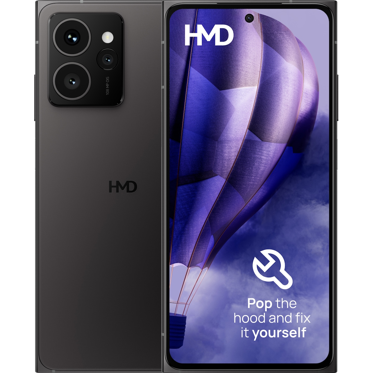 HMD Skyline Business Edition smarttelefon 8/256GB (sort)
