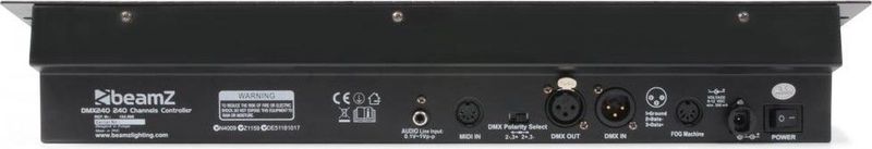 BeamZ DMX240 - 192 kanaals DMX controller voor 12 lichteffecten
