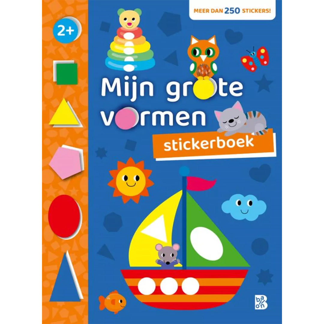Uitgeverij ballon stickerboek mijn grote vormen