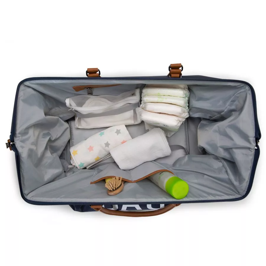 CHILDHOME Mommy Bag Groß Navy Blau