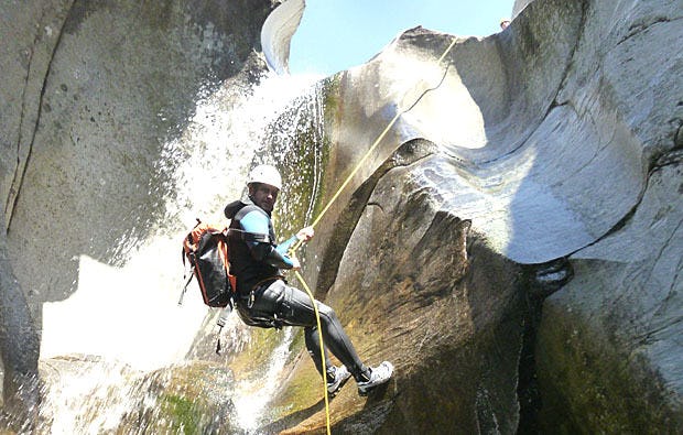 Canyoning im Ötztal an der Auerklamm