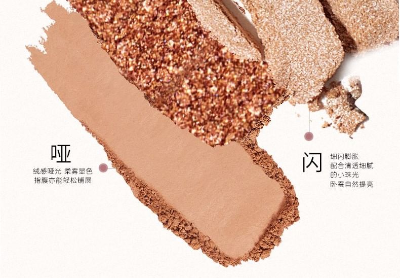 JILL LEEN - Multi Eyeshadow Palette - Misty Brown Plate