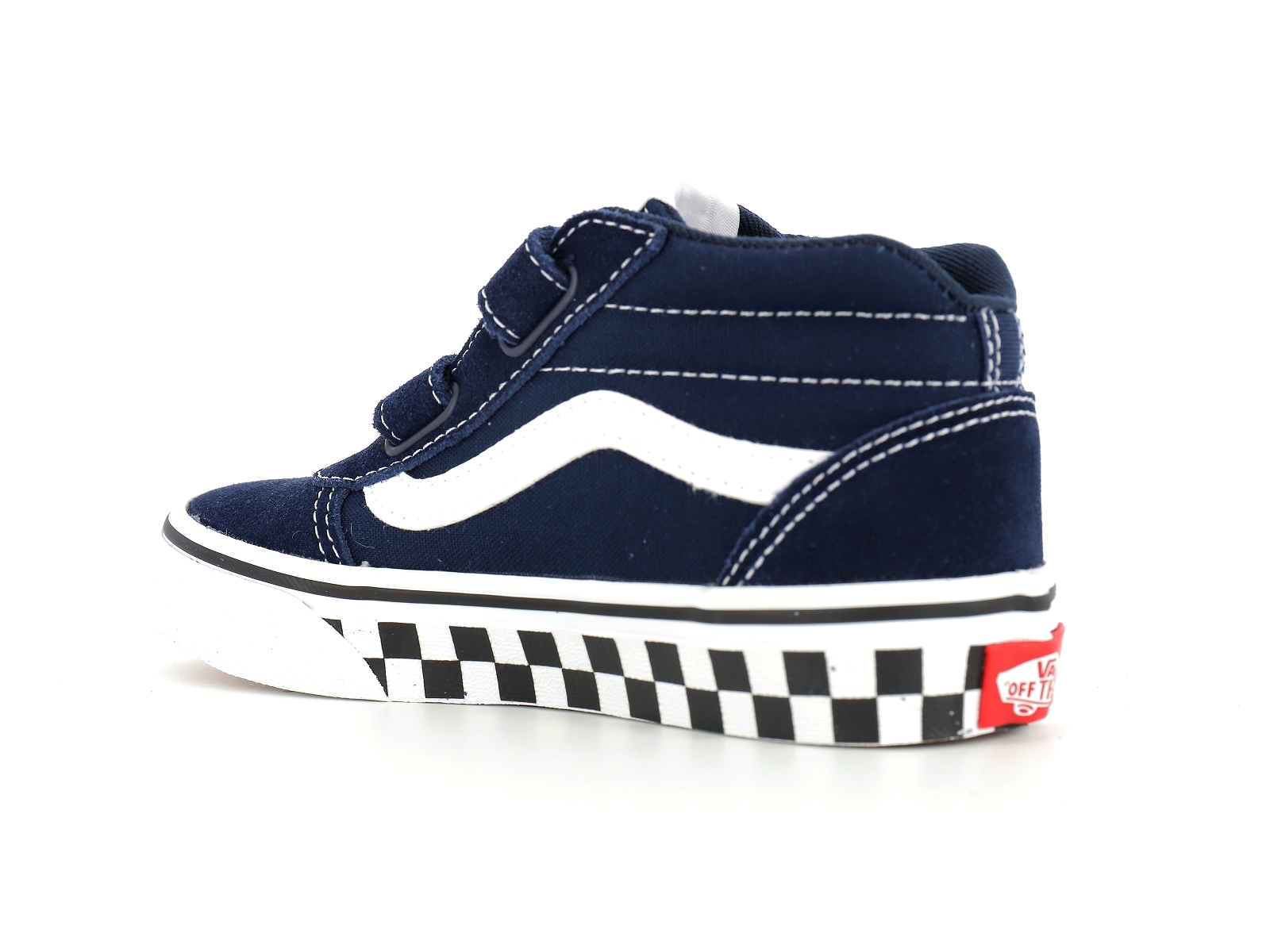 Vans-YT WARD MID V CHECKER SID Textile Marine