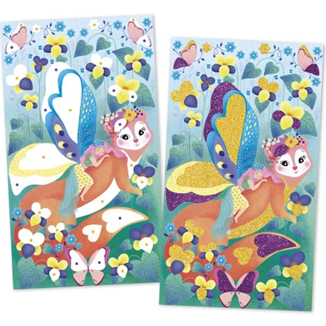 Janod knutselset met glitter magische feeën